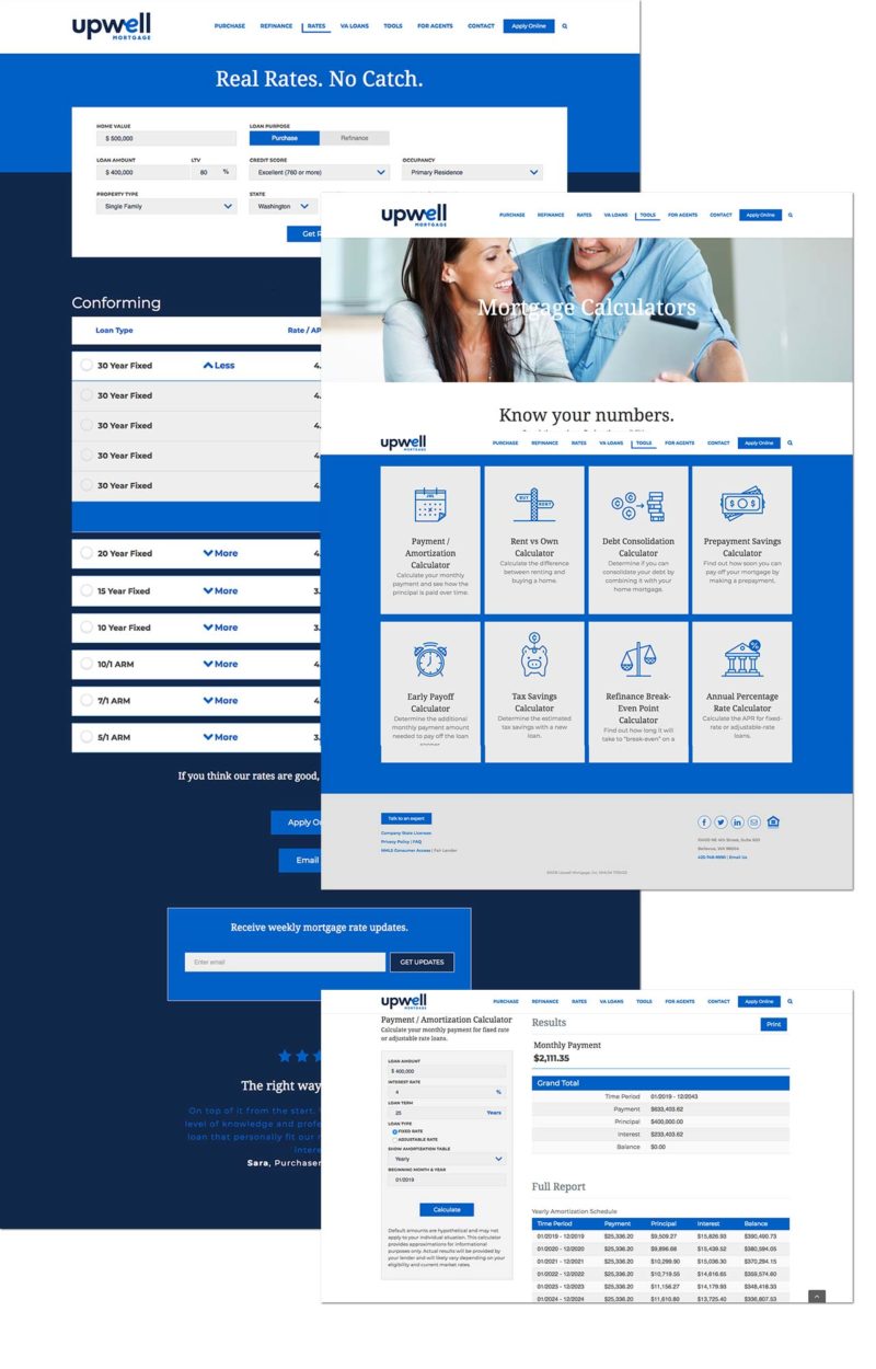Upwell Mortgage Our Work Komaya  Design