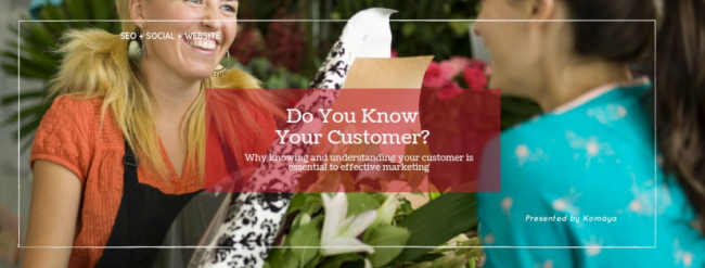 two smiling women with flowers depicting do you know your customer