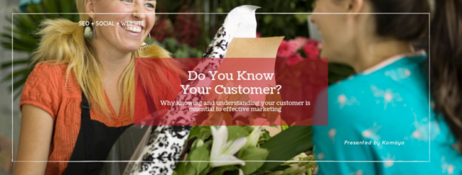 two smiling women with flowers depicting do you know your customer